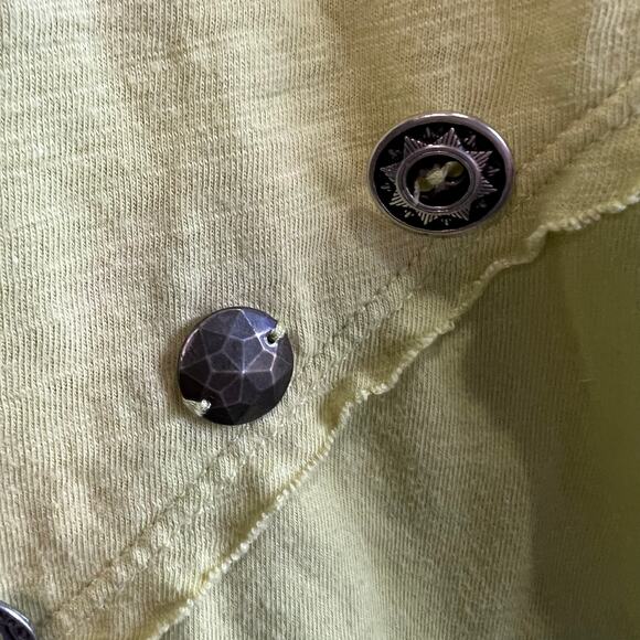 Soft Surroundings Green Lagenlook Cowl Neck Lightweight Tunic Top Size Large - Picture 9 of 10